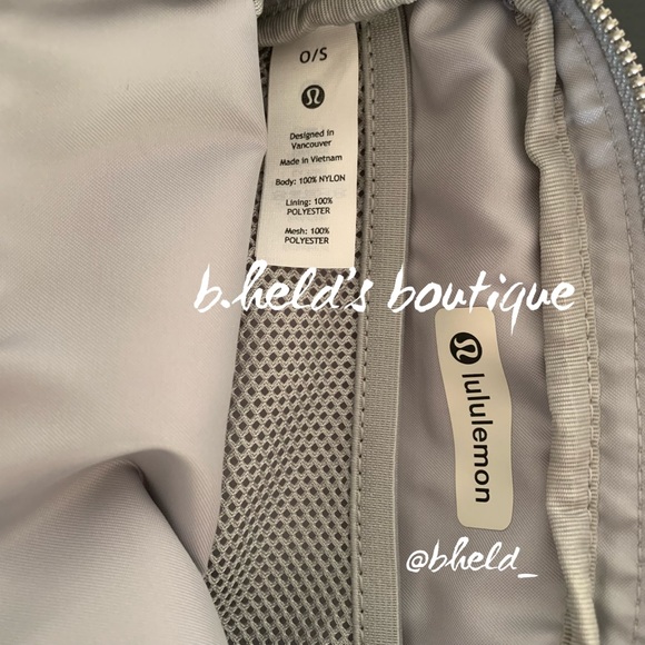 lululemon Everywhere Crossbody Bag in Seal Grey/Black OS New NWT - Picture 11 of 12